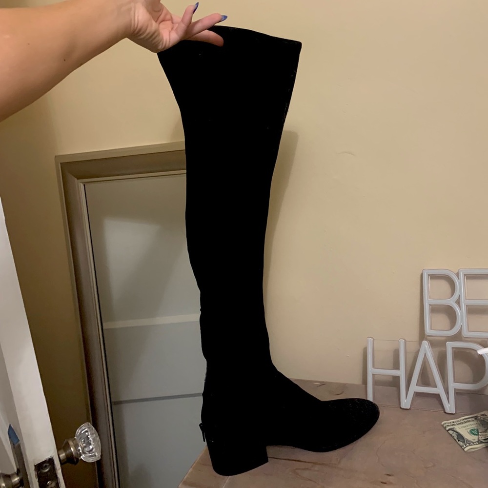 Steve Madden knee high suede boots